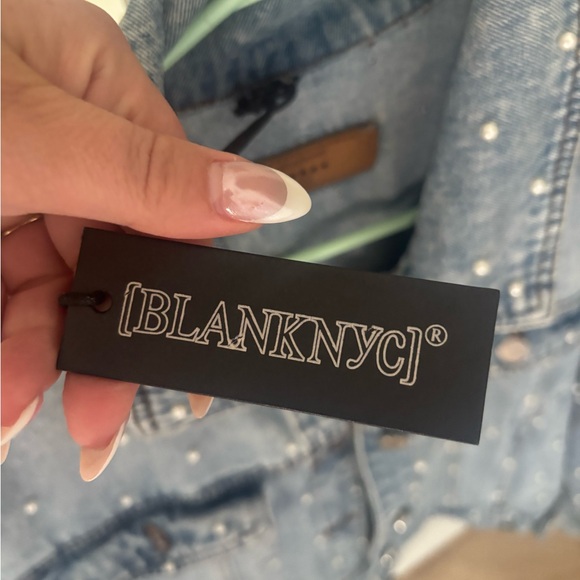 Pearl Studded Denim Jacket - Picture 3 of 5